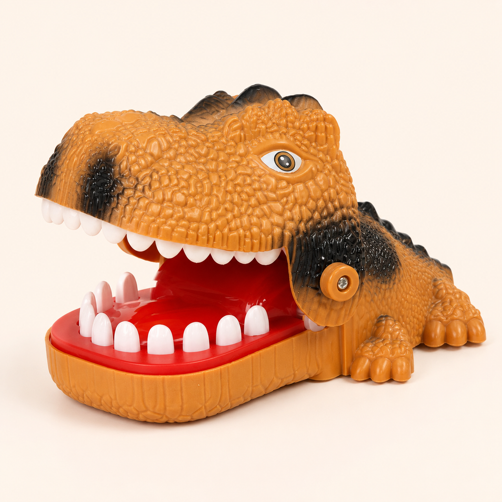 Dinosaurus zubar igračka sa otvorenim ustima