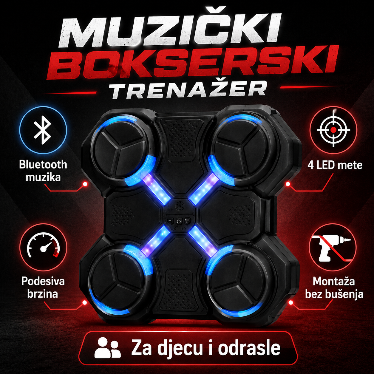 Prednosti muzičkog bokserskog trenažera
